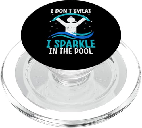 Aqua Aerobic Design Funny Water Aerobic Instructor PopSockets PopGrip für MagSafe von Aqua Aerobics Funny Designs