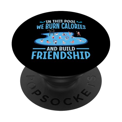 Aqua Aerobic Instructor Design Funny Water Aerobic PopSockets Klebender PopGrip von Aqua Aerobics Funny Designs