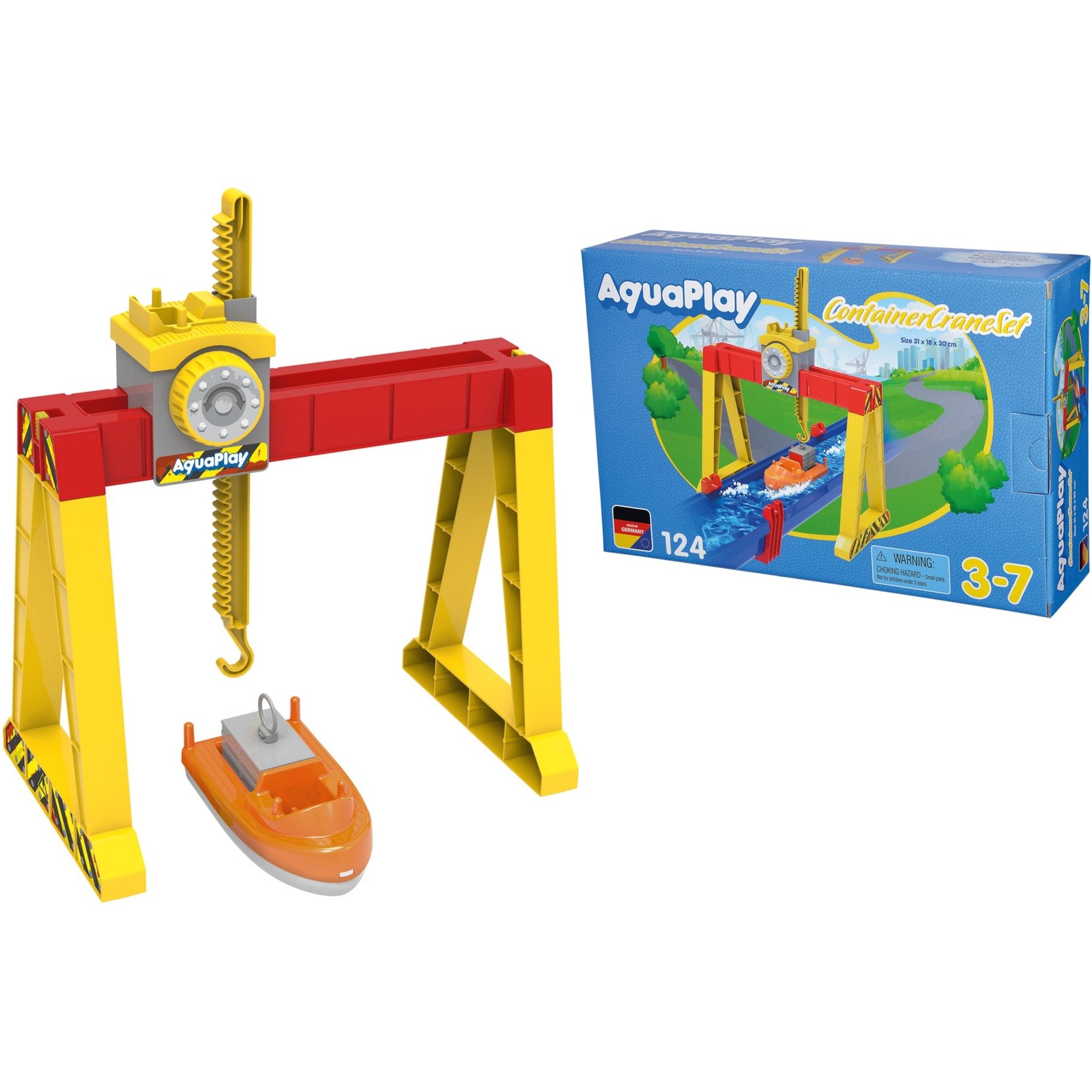 ContainerCrane Set, Bahn von Aquaplay