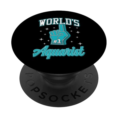 #1 Finger-Grafik aus Schaumstoff, weltweit die Nummer eins unter den Aquarianern PopSockets Klebender PopGrip von Aquarium and Fish Tank Lover Merch and Accessories