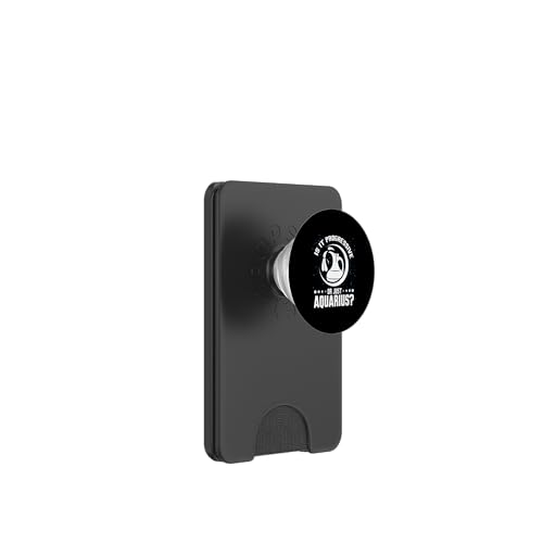 IS IT PROGRESSIVE OR JUST AQUARIUS? PopSockets PopWallet für MagSafe von Aquarius Zodiac Personality Innovation Visionary