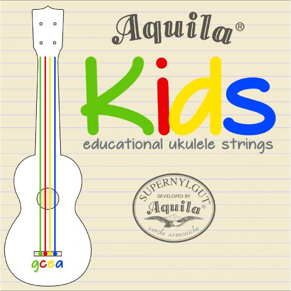 Aquila 138U Kids Multi Color Educational Ukulele Strings von Aquila