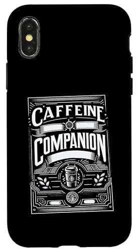 Hülle für iPhone X/XS Caffeine Companion --- von Arbeitsbeste Bekleidung