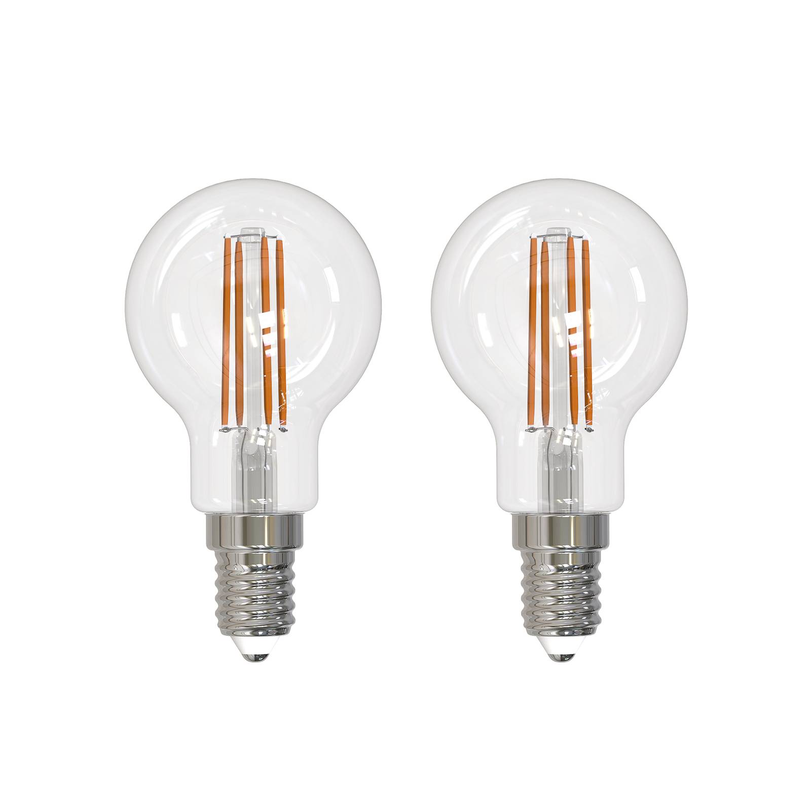 Arcchio LED-Leuchtmittel Filament E14 G45, 2er-Set, 3000 K von Arcchio