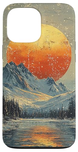 Hülle für iPhone 13 Pro Max Arctic Tundra Vintage Landschaft Grafik von Arctic Tundra Vintage Landscape Merch