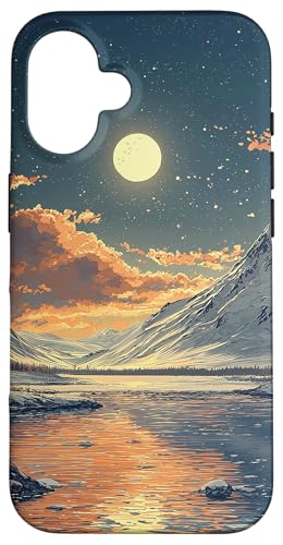 Hülle für iPhone 16 Arctic Tundra Vintage Landschaft Grafik von Arctic Tundra Vintage Landscape Merch