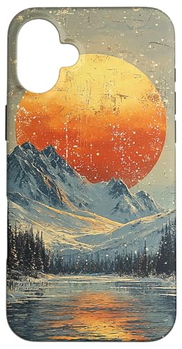 Hülle für iPhone 16 Plus Arctic Tundra Vintage Landschaft Grafik von Arctic Tundra Vintage Landscape Merch