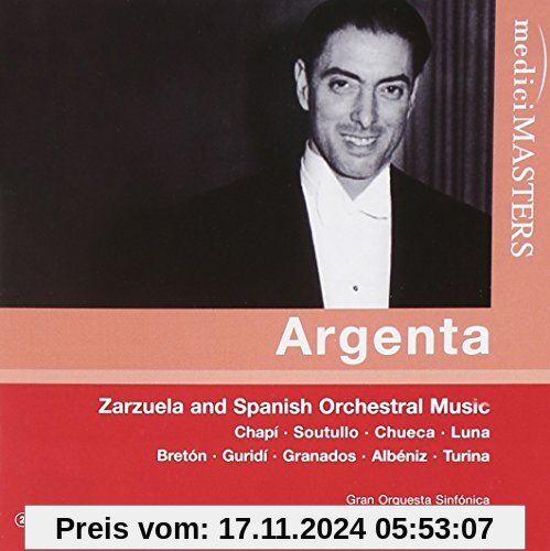 Argenta spielt Zarzuela und Spanische Orchestermusik von Argenta