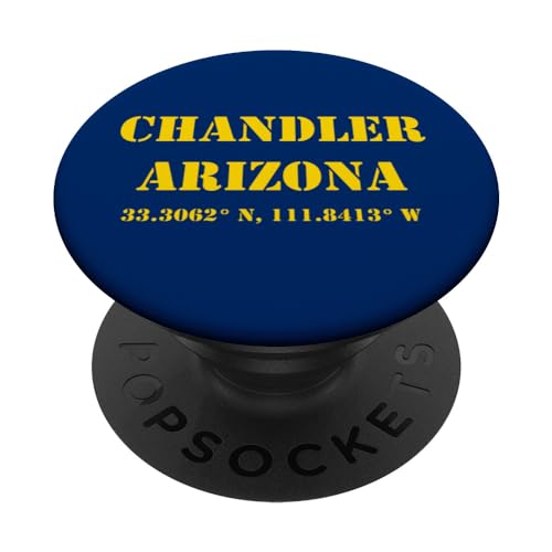 Chandler Arizona Koordinaten Souvenir PopSockets mit austauschbarem PopGrip von Arizona Cities & Towns