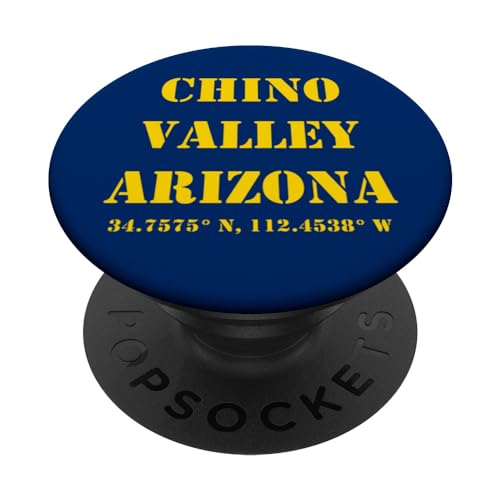 Chino Valley Arizona Koordinaten Souvenir PopSockets mit austauschbarem PopGrip von Arizona Cities & Towns