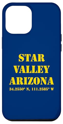 Hülle für iPhone 12 Pro Max Star Valley Arizona Koordinaten Souvenir von Arizona Cities & Towns