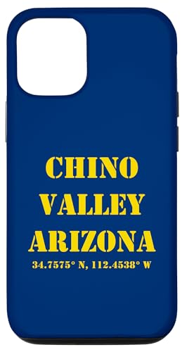 Hülle für iPhone 14 Chino Valley Arizona Koordinaten Souvenir von Arizona Cities & Towns