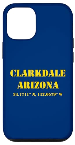 Hülle für iPhone 15 Clarkdale Arizona Koordinaten Souvenir von Arizona Cities & Towns