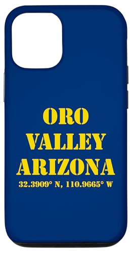 Hülle für iPhone 15 Pro Oro Valley Arizona Koordinaten Souvenir von Arizona Cities & Towns