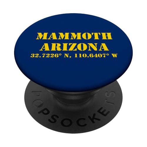 Mammoth Arizona Koordinaten Souvenir PopSockets mit austauschbarem PopGrip von Arizona Cities & Towns