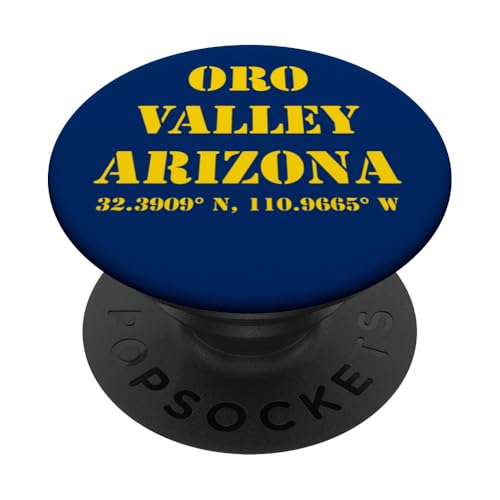 Oro Valley Arizona Koordinaten Souvenir PopSockets mit austauschbarem PopGrip von Arizona Cities & Towns