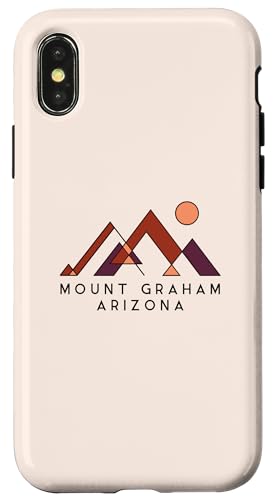 Hülle für iPhone X/XS Mount Graham Arizona | Mt Graham AZ Abstrakt | Mount Graham von Arizona Summit Designs