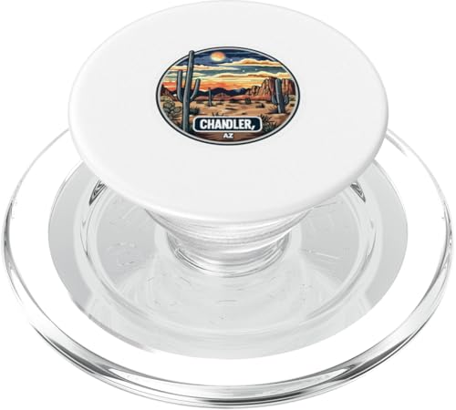 Chandler Arizona AZ Kaktus Wüste Urlaub Wanderung Abenteuer PopSockets PopGrip für MagSafe von Arizona Tourism Design Shop