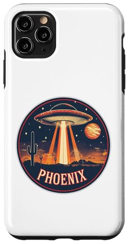 Hülle für iPhone 11 Pro Max Phoenix Arizona Lights UFO UAP Wüstenurlaub Lustiges Science-Fiction von Arizona Tourism Design Shop