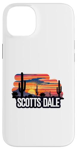 Hülle für iPhone 14 Plus Scottsdale Arizona AZ Kaktus Wüste Urlaub Wanderung Abenteuer von Arizona Tourism Design Shop