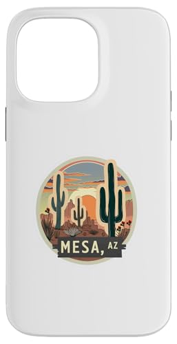 Hülle für iPhone 14 Pro Max Mesa Arizona AZ Kaktus Wüste Urlaub Wanderung Abenteuer Wandern von Arizona Tourism Design Shop