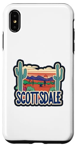 Hülle für iPhone XS Max Scottsdale Arizona AZ Kaktus Wüste Urlaub Wanderung Abenteuer von Arizona Tourism Design Shop