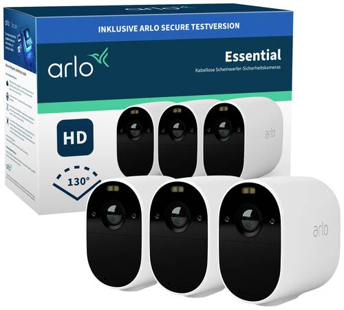 ARLO SPOTLIGHT CAMERA 3-PACK VMC2330-100EUS WLAN IP-Überwachungskamera-Set mit 3 Kameras 1920 x 108 von Arlo