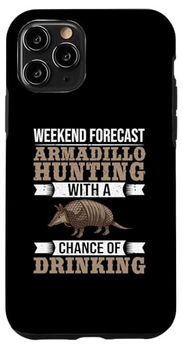 Hülle für iPhone 11 Pro Gürteltier Jagd Lustig Schießen Wildtiere von Armadillo Hunting