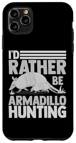 Hülle für iPhone 11 Pro Max Gürteltier Jagd Lustig Schießen Wildtiere von Armadillo Hunting