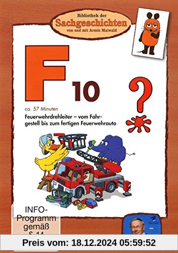 F10 - Feuerwehrdrehleiter  (Bibliothek der Sachgeschichten) von Armin Maiwald