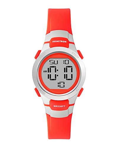 Armitron Sport Damen-Digitalchronograph mit Kunstharzarmband, 45/7012 von Armitron