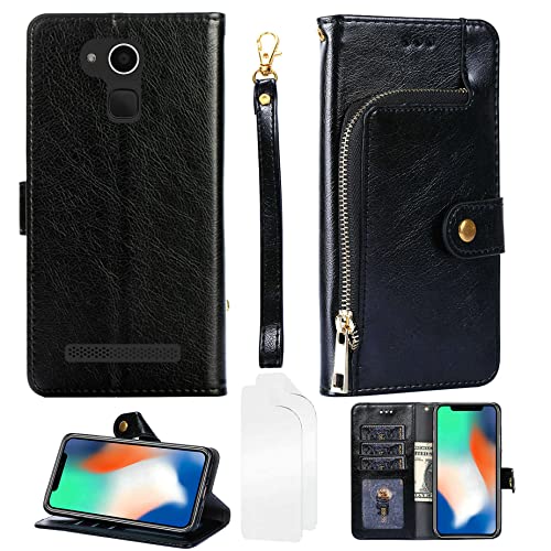 Aroepurt Flip Hülle Für Olympia Neo Hülle + Film Weicher TPU Panzerglas PU Leder Stand Case Cover LLB-HEI von Aroepurt