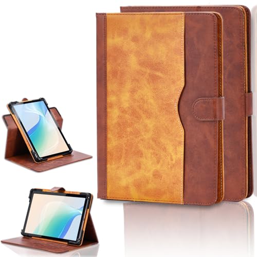 hülle Kompatibel für Archos Access 70 7-Zoll Tablet Hülle Case Schutzhülle 360-Grad-Drehung Multi-Viewing Angels PU Leder Stand Folio Cover Braun von Aroepurt