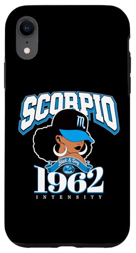 Scorpio 1962 Melanin Goddess Astrologie Kleidung Hülle für iPhone XR von Around The Way Girls: Black Queen Star Sign