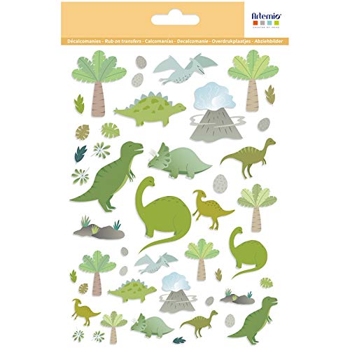 Rub On Stickers A5 Dinosaurs von Artemio