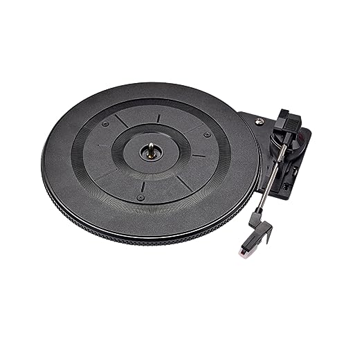 ARTIBETTER 28 cm Großer Vintage-Plattenspieler Plattenspieler Plattenspieler Drehscheibe Plattenspieler-vorverstärker Vinyl-Player Plattenspieler Für Schallplatten Alter Plattenspieler Black von Artibetter