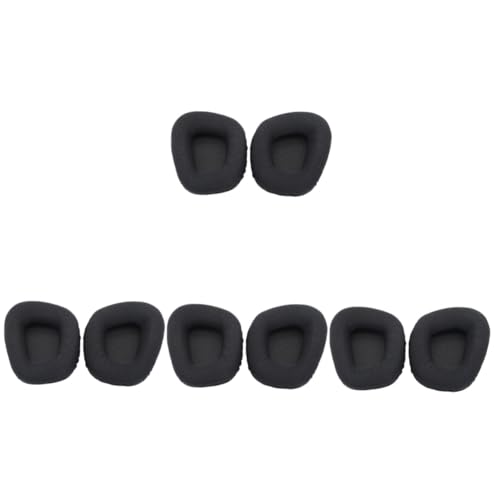 ARTIBETTER 4 Paare Kopfhörer Zubehör Replacement Ear Pads kopfhörer ohrpolster Headset Accessories Hochelastisches Ohrpolster Kopfhörer-Ohrpolster Kopfhörerpolster Kopfhörerabdeckungen Black von Artibetter