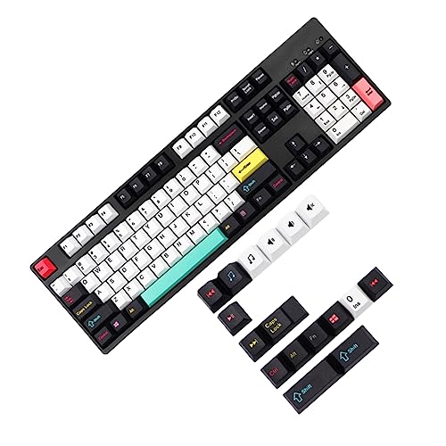 Artibetter 1 Satz 122 Stück Tastenkappe benutzerdefinierte Tastatur Tastatur-Dekor Ersatzkappen für Tastaturen Bürodekoration keycap Sets Tastaturdekoration Tastaturschutz Tastaturkappen pbt von Artibetter