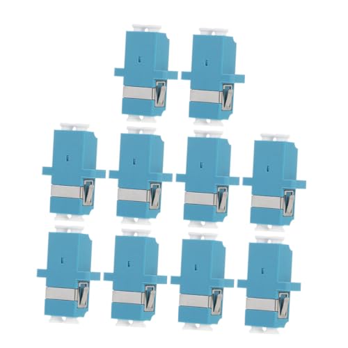 Artibetter 10st Glasfaseradapter Sc Faserkoppler Optische Adapter Und Koppler Multimode-faserkoppler Duplex-singlemode-koppler Faseroptischer Koppler Faserkombinierer Sky- Plastik von Artibetter