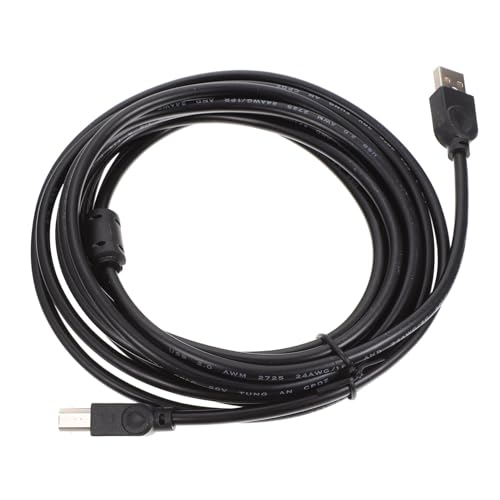 ARTIBETTER 20 Druck Linien Multi Kabel mehrere Universal- Geräte USB Printer Cable Druckzubehör Bürobedarf Kupferkern Black von Artibetter