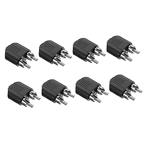 Artibetter 8 Stück 2 Audio Konverter Kabel Splitter Kabelanschlüsse Dual Klinken Adapter Computer Kabel Adapter Splitter Stecker Stereo Adapter Audio Splitter Adapter Audio Adapter von Artibetter