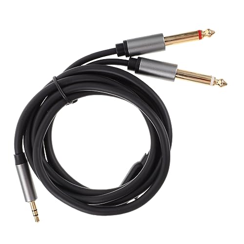 Artibetter Audio Kabel Splitter Auf 15 Meter Stereo Klinken Kabel Für Laptop Mixer Und Lautsprecher Ideal Für Kopfhörer Und Aux Verbindungen Grey von Artibetter