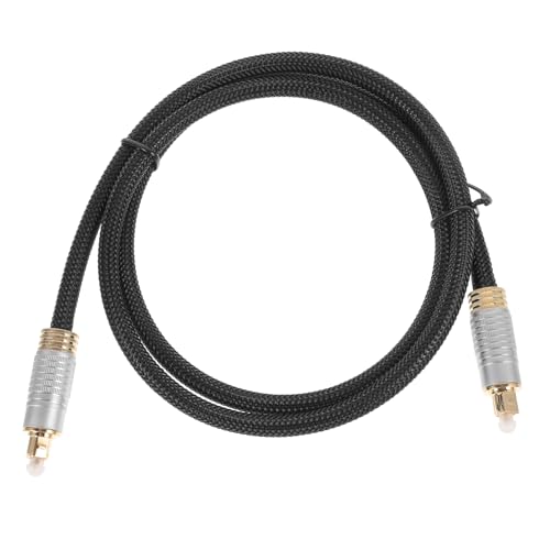 Artibetter Audioleitung woofer optical audio cable verlustfreies audiokabel Audio Wire cd-player kabel Digitalkabel für Heimkino Glasfaser-Audiokabel optisches kabel für spielkonsole Black von Artibetter