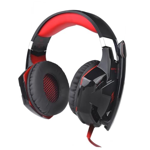 Artibetter Gaming-Headset Computerspiel-kopfhörer Gaming-kopfhörer Kabelloses Headset Gaming-ohrhörer Kabellose Kopfhörer Reise-Headset USB-kopfhörer USB c Kopfhörer Reisekopfhörer Rot von Artibetter