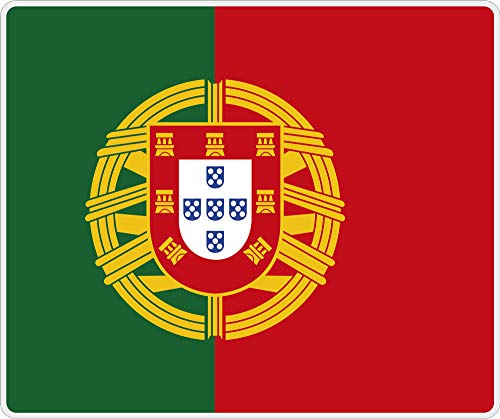 Artimagen Mauspad, Portugal-Flagge, 245 x 205 mm, Teppich, Grün und Rot von Artimagen