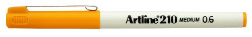 Artline 210 0,6 mm Marker Rundspitze - gelb [Inh, 12] von Artline