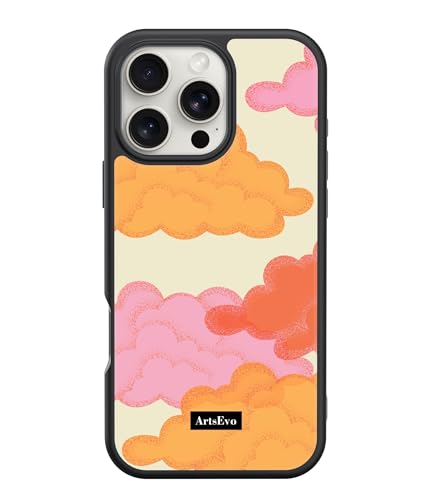 ArtsEvo VitaGuard Series Hülle für iPhone 1-6 Pro Max, Fortschrittliche Drucktechnologie, 360° Rundumschutz mit unvergleichlichem Stoßschutz - Cloud von ArtsEvo