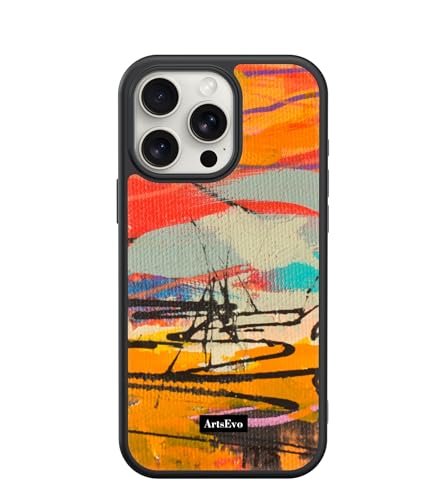 ArtsEvo VitaGuard Series Hülle für iPhone 15 Pro Max, fortschrittliche Drucktechnologie, 360°-Rundumschutz mit unübertroffenem Stoßschutz, 500+ Designer - Graffiti von ArtsEvo