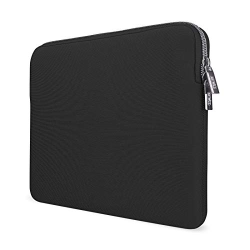 Artwizz Neoprene Sleeve Tasche Designed für MacBook 12 - Laptop Schutzhülle mit Reißverschluss, Webpelz, extra Schutzrand - Schwarz - 12 Zoll von Artwizz