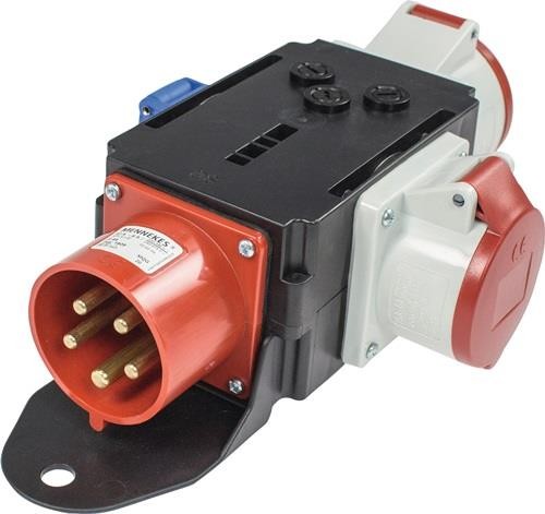 As-schwabe CEE-Adapter MIXO MOSEL 1xCEE-Stecker 400V,32 A,5-polig IP44 60525 von As-schwabe